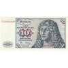 Germany 1980 10 Deutsche Mark Note, Pick #31d, EF