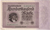 Germany 1923 100,000 Mark Note, Pick #83b, EF-AU