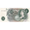 Great Britain 1963 1 Pound Note, BE64c, AU