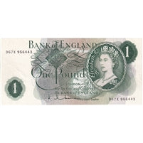 Great Britain 1963 1 Pound Note, BE64c, AU