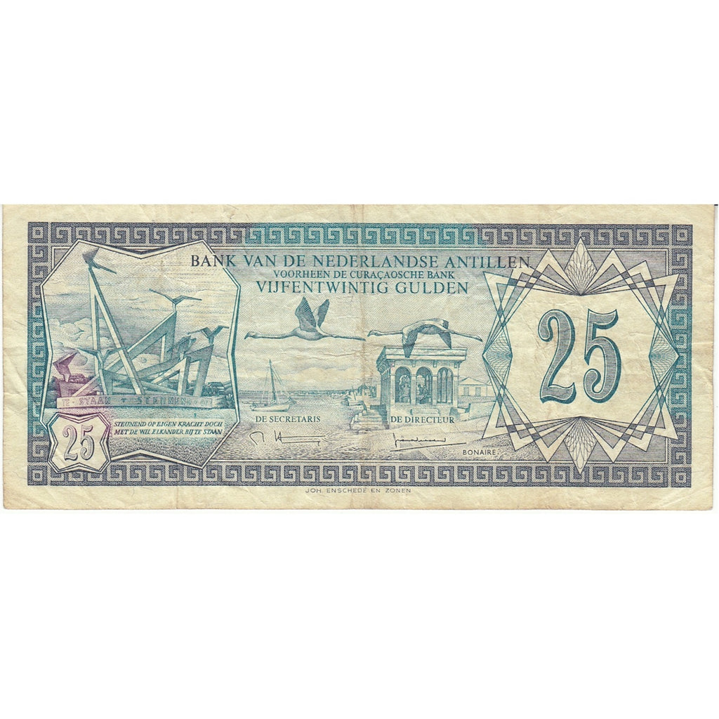 Antilles Note 1979 25 Gulden, F-VF
