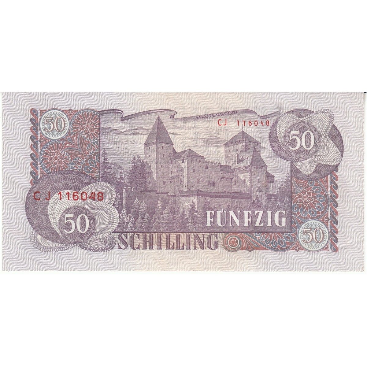 Austria Note 1962 50 Schilling, AU