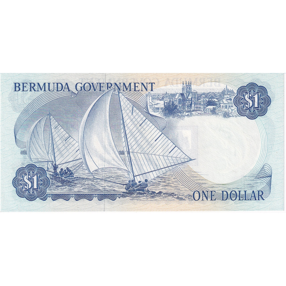 Bermuda Note 1970 1 Dollar Note, Pick #23a, UNC