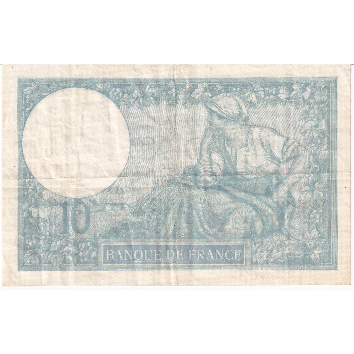 France Note 1936 10 Francs, VF