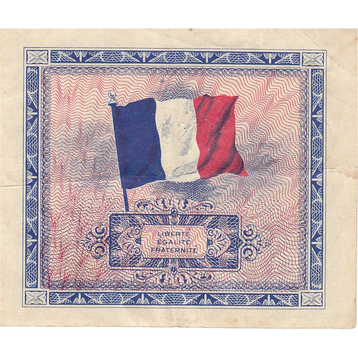 France Note 1944 5 Francs, EF
