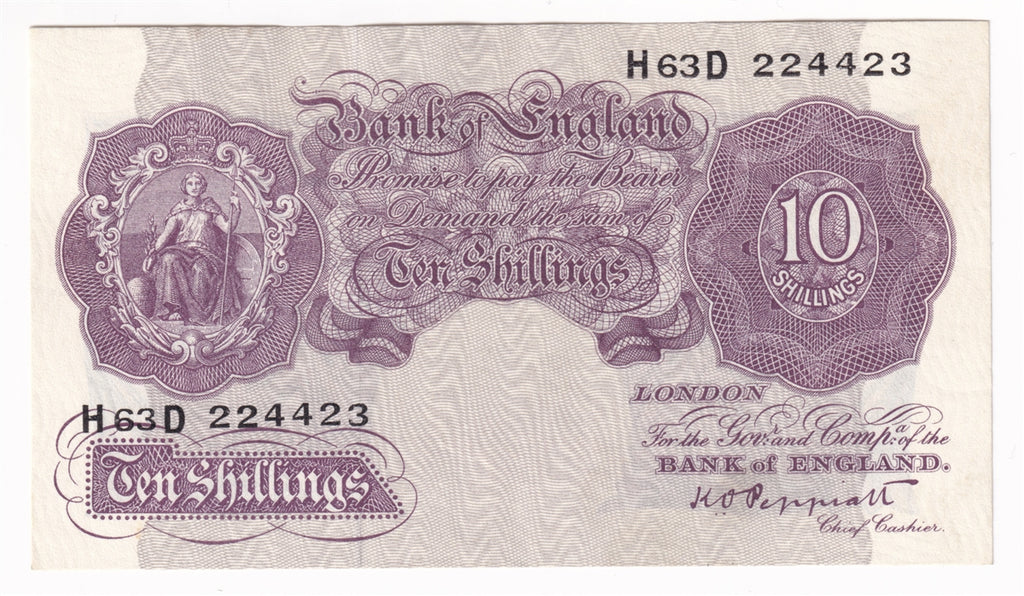 Great Britain 1940 10 Shilling Note, EF
