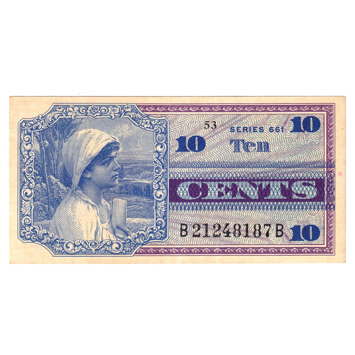 USA 1968-69 10-cent Series 661 KL#M65, AU-UNC