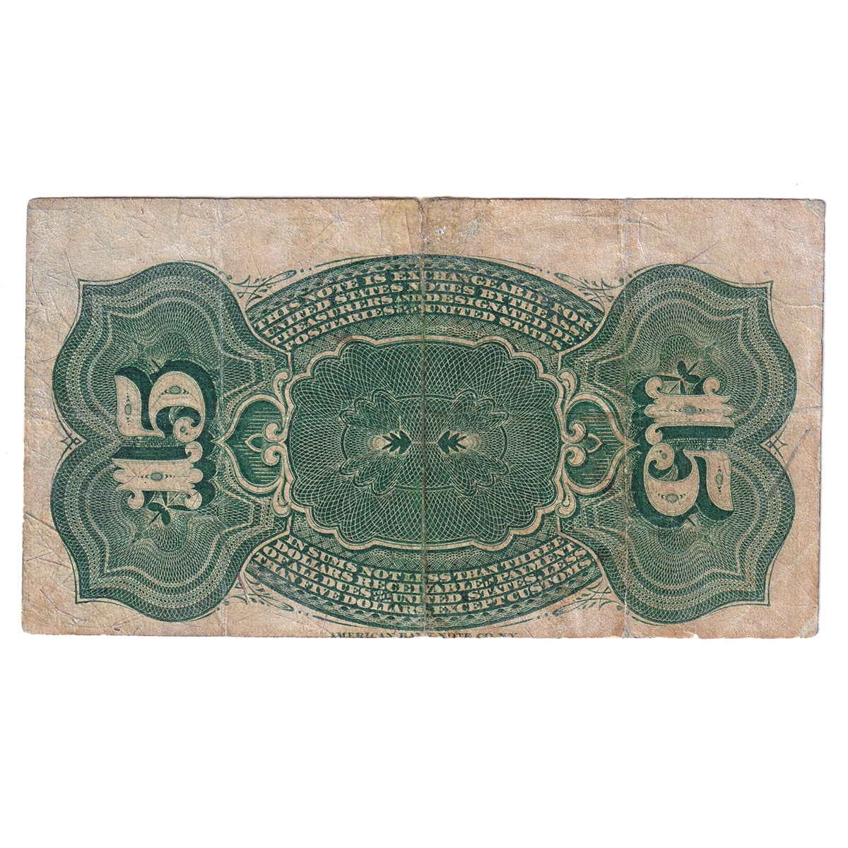 USA 1863 15-cent FR #1269, 40mm Seal, F-VF