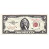 USA 1953C $2 Note, FR #1512, Granahan-Dillon, AU-UNC