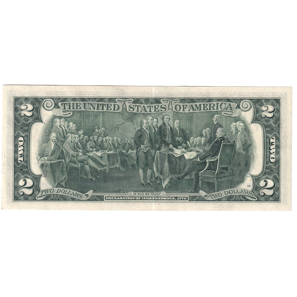 USA 1976 $2 Note, FR #1935B, Neff-Simon, New York, AU