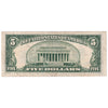USA 1963 $5 Note, FR #1536, Very Fine