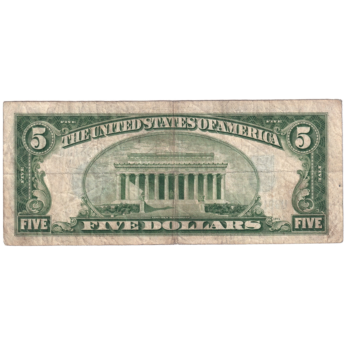 USA 1934D $5 Note, FR #1654, Fine