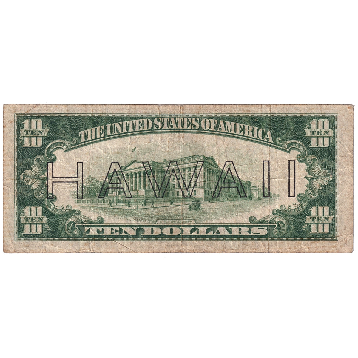 USA 1934A $10 Note, FR #2303, F-VF