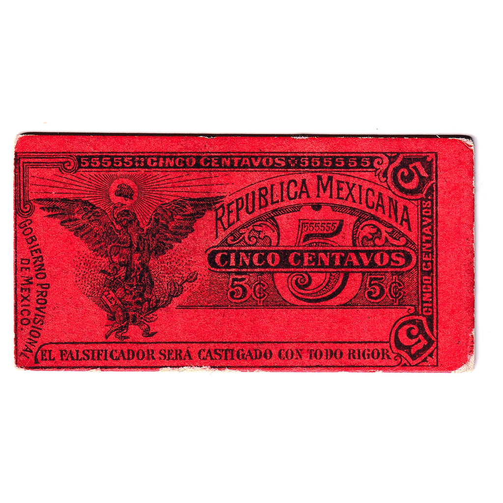 Mexico Note Pick #S697 5 Centavos, UNC
