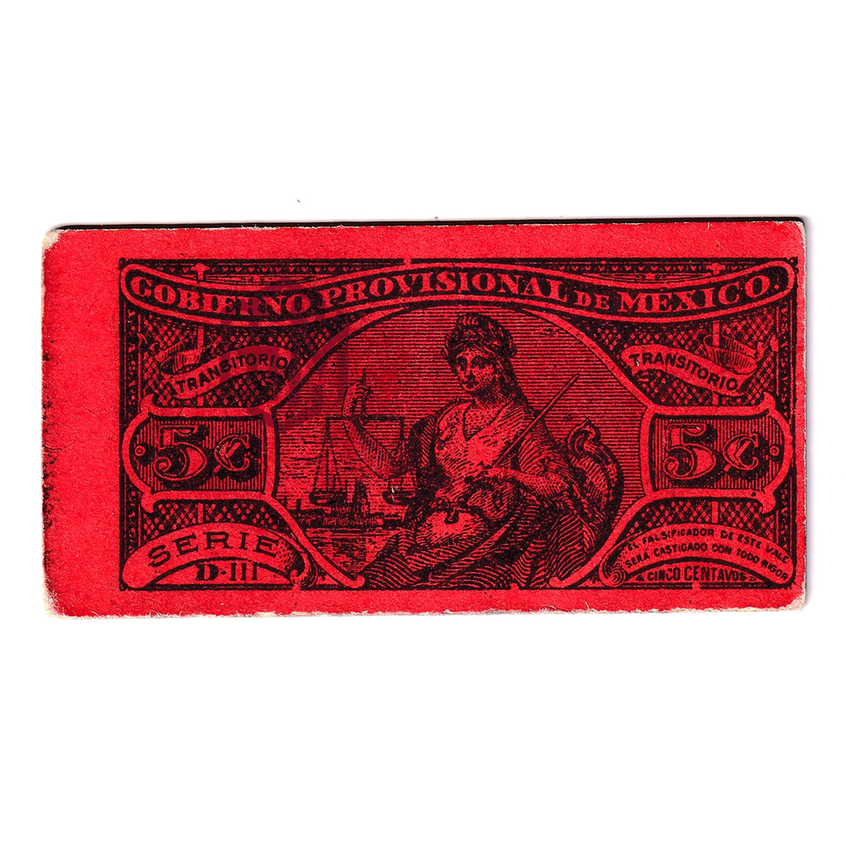 Mexico Note Pick #S697 5 Centavos, UNC