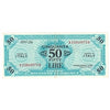 Italy 1943A 50 Lire Note, Pick #M20b, EF-AU