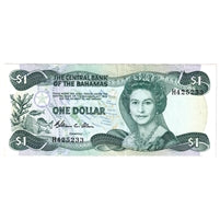 Bahamas 1984 1 Dollar Note, Pick #43a Allen, VF-EF