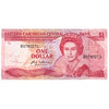 East Carbbean States 1985-88 1 Dollar Note, Pick #17l, VF-EF