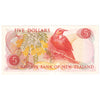 New Zealand 1968-75 5 Dollar Note, Pick #165b, AU-UNC