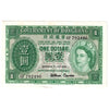Hong Kong 1959 1 Dollar Note, Pick #324Ab, EF-AU