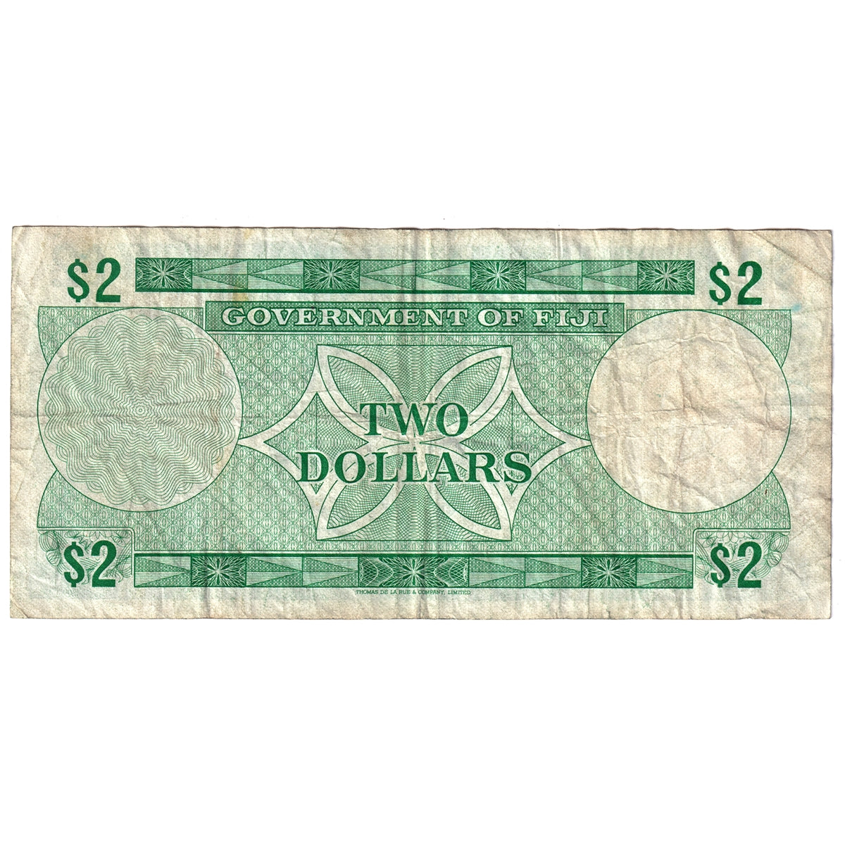 Fiji 2 Dollar Note, Pick #60a, VF