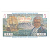 St. Pierre & Miquelon 1950-60 5 Franc Note, Pick #22, VF