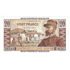 St. Pierre & Miquelon 1950-60 20 Franc Note, Pick #24, EF