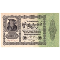 Germany 1922 50,000 Mark Note, Pick #79, UNC