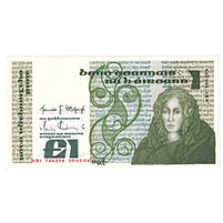 Ireland 1982-87 1 Pound Note, E138, EF-AU