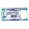 Zambia 1980-88 10 Kwacha Note, Pick #26d, Sign 6, UNC