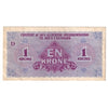 Denmark 1945 1 Krone Note, Pick #M2, VF-EF