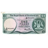 Scotland 1984 Royal Bank of Scotland 1 Pound Note, SC831b, AU
