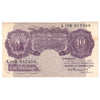 Great Britain 1940 10 Shilling Note, BE24c, Very Fine (stain)