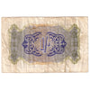 Great Britain 1943 1 Shilling Note, Pick #M2, F-VF (tear)
