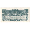 Great Britain 1948 6 Pence Note, Pick #M17a 2nd Series, EF-AU