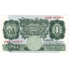 Great Britain 1955 1 Pound Note, BE56f, EF