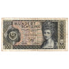 Austria 1970 100 Schilling Note, Pick #145a, F