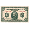 Netherlands 1943 2 1/2 Gulden Note, Pick #65, EF
