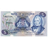 Scotland 1983 Bank of Scotland 5 Pound Note, SC121e, AU