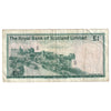 Scotland 1979 Royal Bank of Scotland 1 Pound Note, SC815, VF (tear)