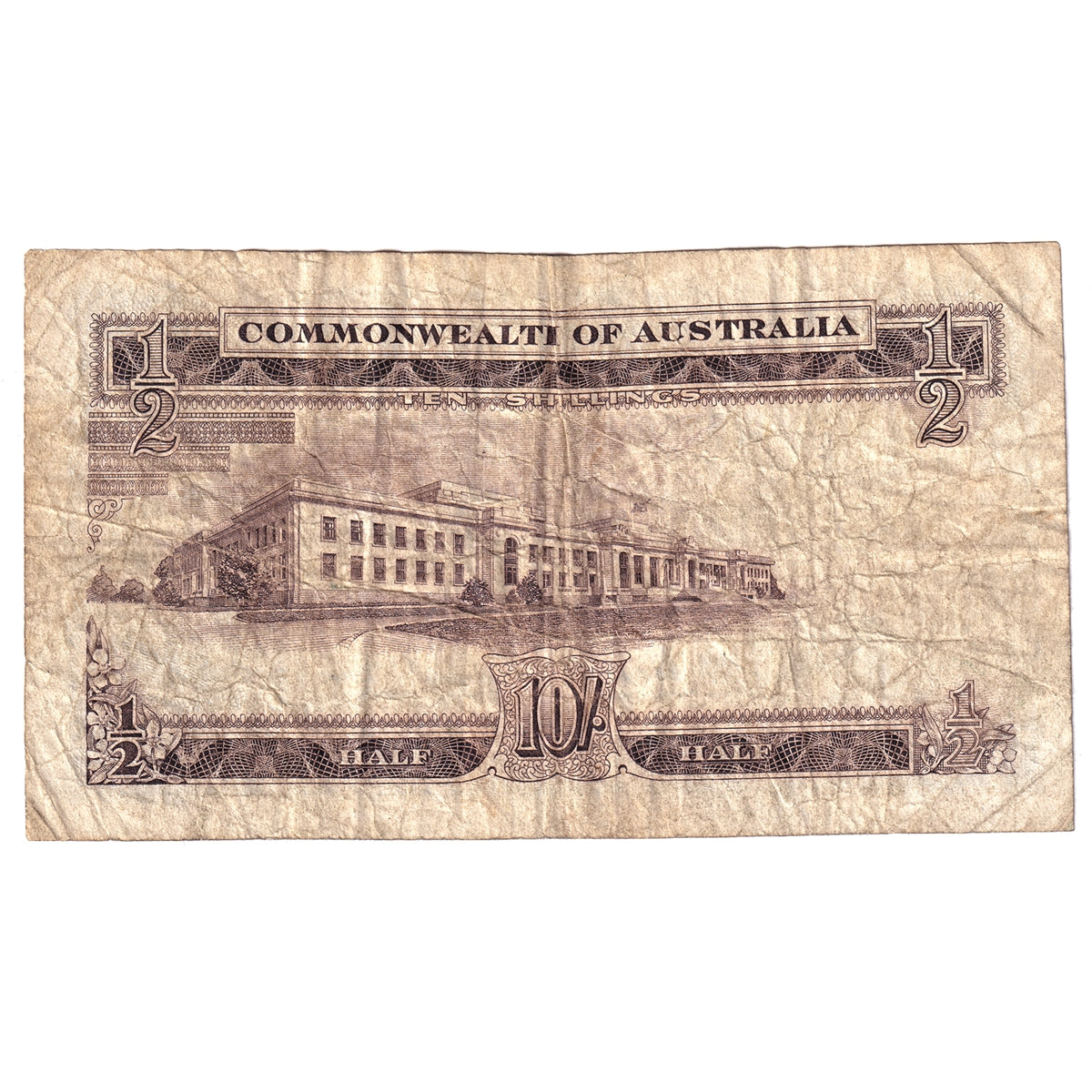 Australia Note 1961-65, 10 Shillings, F-VF