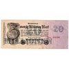 Germany 1923 20 Million Note, Pick #97b, VF