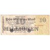 Germany 1923 10 Million Mark Note, Pick #96, VF (hole)