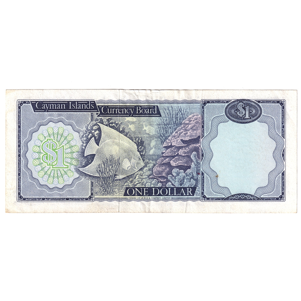 Cayman Islands 1972 1 Dollar Note, Pick #1b, EF
