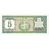 Aruba 1986 5 Florin Note, Pick #1, VF-EF