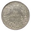 1864 New Brunswick 20-cents Almost Uncirculated (AU50)