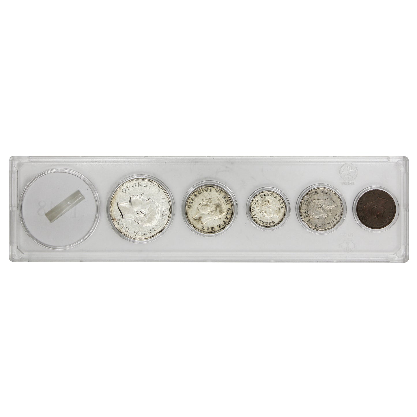 1948 Canada 5-coin Year Set in Snap Lock Case