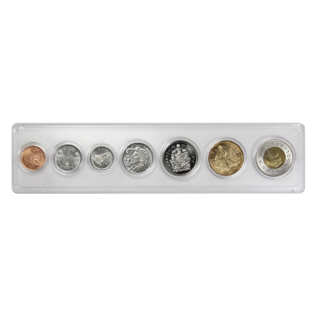 2005 Canada 7-coin Year Set in Snap Lock Case