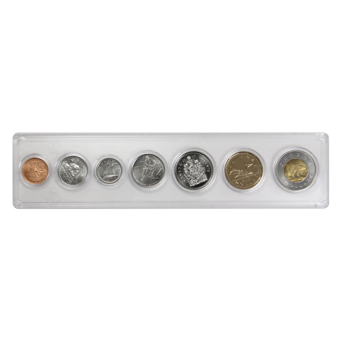 2007 Canada 7-coin Year Set in Snap Lock Case