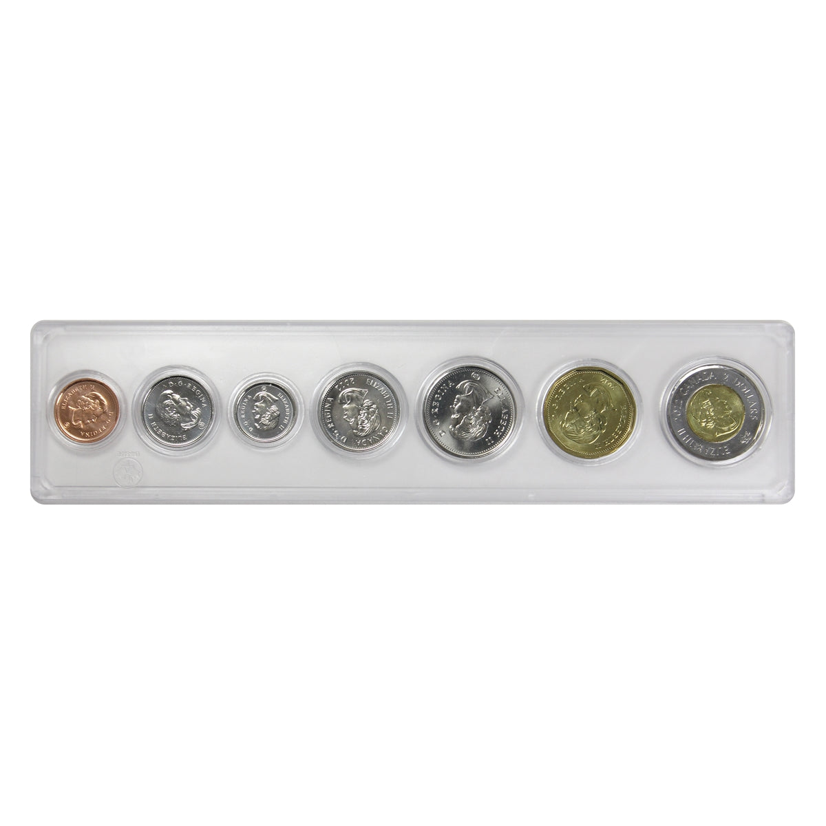2012 Canada 7-coin Year Set in Snap Lock Case
